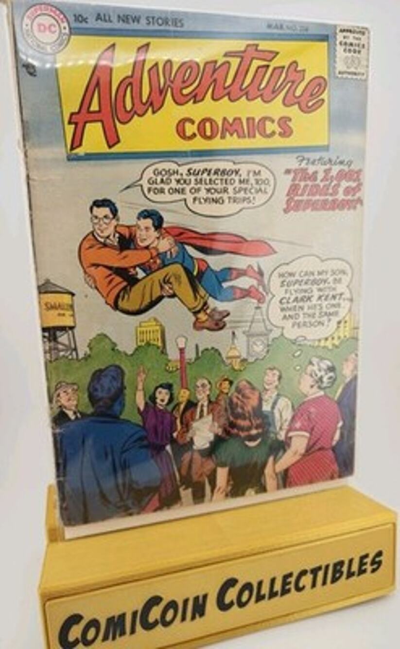 Adventure Comics #234 1957 DC Curt Swan Superboy Silver Age Complete Reader Copy